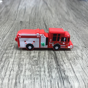 Clé USB personnalisée avec logo imprimé, interface USB 2.0, nouveau produit, clé USB en PVC en forme de camion de pompiers, 2 Go, 4 Go, 8 Go, 16 Go - Product Image 6