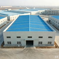 Atelier de transformation, entrepôt préfabriqué, conception de bâtiment en structure métallique, prix de l'entrepôt en structure métallique, construction d'entrepôt