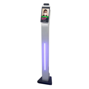 8 inch floor standing kiosk Face Recognition fever checking full viewed - Product Image 5
