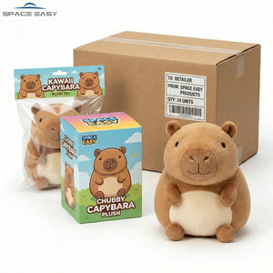 Meilleur jouet en peluche Capybara mignon et kawaii, animal en peluche super doux, poupée Capybara marron dodue pour cadeaux d'enfants, usine OEM ODM B2B de premier plan - Product Image 6