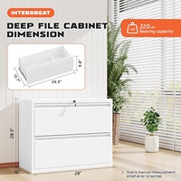 Armoire de classement à tiroirs en acier épais de qualité commerciale avec serrure à clé, OEM, rangement de documents en métal épaissi pour bureau et usine
