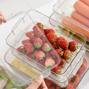 Contenitore per Alimenti in Plastica per Frigorifero, Ermetico e Antisgocciolamento, Organizer per Frutta e Verdura - Product Image 1