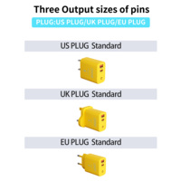 Adaptor Pengisian Cepat Multi Port QC3.0 PD 20W USB-C untuk Laptop & Aksesoris Kamera Ponsel Grosir