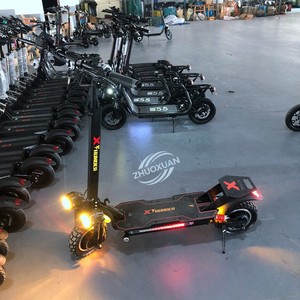 Trottinette électrique pliable haute vitesse 10 pouces, double moteur 1200W, tout-terrain, 48V, pour trajets quotidiens et livraison - Product Image 2