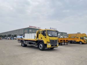 <span class=keywords><strong>Camion</strong></span> de dépannage à plateau Foton Auman D 4x2 220HP 18 tonnes avec basculement hydraulique, grue optionnelle pour le sauvetage routier (un ou deux grueurs) - Product Image 3