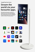 Téléviseur intelligent Android MJK 27 pouces avec écran tactile capacitif LCD, prise en charge de l'animation OEM pour les entreprises de services et les magasins de détail