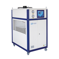 HUARE HC-12SACI Double tête compresseur en acier Inoxydable ouvert Refroidisseurs De Liquide réservoir d'eau refroidisseur d'eau machine de refroidissement industriel