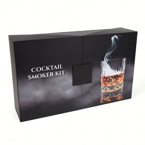 Design Custom Logo Whiskey Smoker <b>Kit</b> | Portable Stainless Steel Smoking Gun Set | Luxury Cocktail Gift for Corporate Client - Product Image 1
