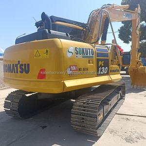 รถขุดไฮดรอลิกตีนตะขาบผลิตจากญี่ปุ่น PC130-7 Komatsu มือสอง - Product Image 4