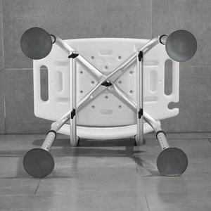 <span class=keywords><strong>Chaise</strong></span> <span class=keywords><strong>de</strong></span> douche médicale en alliage d'aluminium avec dossier réglable en hauteur, capacité <span class=keywords><strong>de</strong></span> 180 kg, <span class=keywords><strong>pour</strong></span> équipement <span class=keywords><strong>de</strong></span> sécurité <span class=keywords><strong>de</strong></span> <span class=keywords><strong>salle</strong></span> <span class=keywords><strong>de</strong></span> <span class=keywords><strong>bain</strong></span> contemporaine - Product Image 4