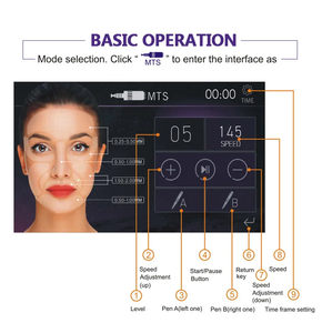 Pmu Mts System Sourcils Lèvres Stylo De Tatouage Rotatif 2 En 1 <span class=keywords><strong>Microneeding</strong></span> Tatouage Permanent Machine De Maquillage Numérique - Product Image 2