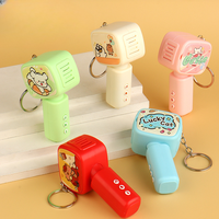 Mikrofon Perekam Mini Kartun Lucu, Gantungan Kunci, Fungsi Pengubah Suara, Pemutar Musik, Hadiah untuk Anak-anak dan Remaja