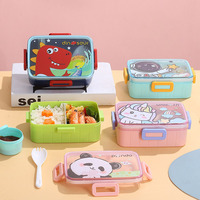 Nouvelle boîte à lunch portable pour enfants et étudiants, mignonne et étanche, pour les collations des enfants