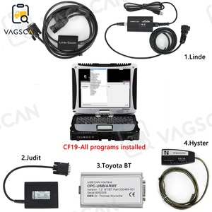 กล่องวินิจฉัย CF19แล็ปท็อป + judit incado ชุดวินิจฉัย + Hyster + Toyota BT พร้อม Linde canbox แพทย์รถยกเครื่องมือวินิจฉัยรถบรรทุก - Product Image 1