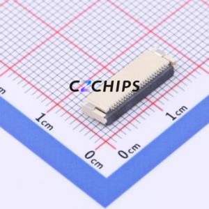 FPC-0.5HF-24PWBH20 FFC/FPC Connector SMD,P=0.5mm Connector Flip Cover Type Double Side Contact / Top Bottom Contact 24P 0.5mm - Product Image 2