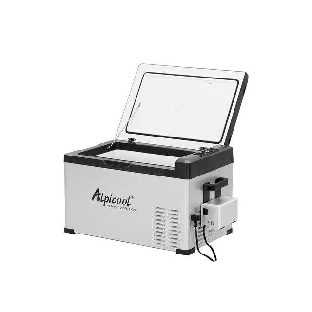 12V DC Portable Compressor Chest Refrigerator 30L caravan Camping Outdoor Fridge Freezers Electric Cooler Box OEM/ODM