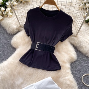 Nuevo Conjunto Vintage de Verano para Mujer, Top Tipo Túnica y Falda de Cintura Alta, Ropa al por Mayor - Product Image 2
