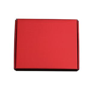 Metallic Rose Gold Recyclable Paper Corrugated Cosmetics Shipping Packaging Gift Mailer <b>Box</b> with Custom Logo and Custom Size - Product Image 6