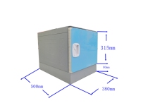 Vente en usine petite boîte de casier diverses unités de stockage en plastique ABS largement utilisées pour les hôtels