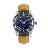 41mm plongée sans logo NH35 montre bracelet en acier inoxydable hommes mécanique Oem montre de plongée automatique montre logo personnalisé