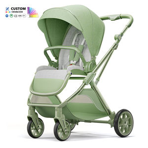 Poussette bébé à siège réversible en gros, vue haute, légère, pliage facile, poussette confortable pour bébé, landau - Product Image 5