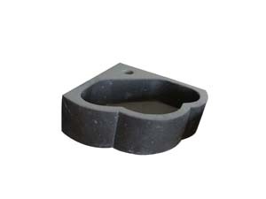 Lavabo de Granito Negro de Bajo Precio, Mini Lavabo de Tamaño Pequeño, Forma Triangular, Lavabo <span class=keywords><strong>Esquinero</strong></span> para Baño - Product Image 3