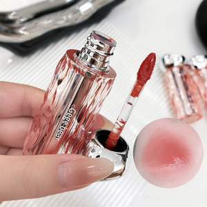 Nueva moda regalo de Navidad esencia hidratante cristal brillante labio esmalte Gege oso etiquetado espejo <span class=keywords><strong>transparente</strong></span> brillo de labios - Product Image 1