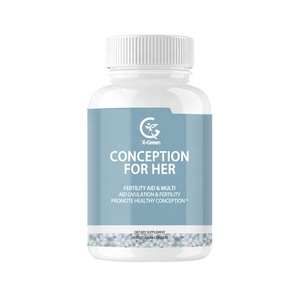 Thụ thai bổ sung khả năng sinh sản cho phụ nữ thúc đẩy hormone cân bằng Viện trợ rụng trứng trước khi sinh vitamin với folate tùy biến OEM - Product Image 1