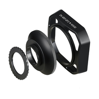 Pare-soleil pour objectif d'appareil photo 37 mm pour appareil photo et 72 mm pour objectif grand angle, pare-soleil détachable pour appareil photo DV photographique