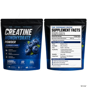 Precio de Fábrica al por Mayor, BCAA en Tiras Orales de Disolución Rápida, Sabor Arándano, Apoyo para el Crecimiento y Recuperación Muscular, 24g de Proteína para Hombres y Mujeres - Product Image 1