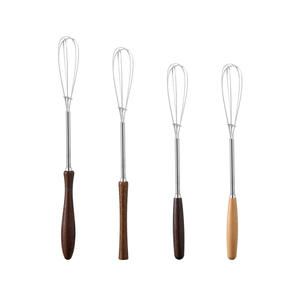 Batidor de <span class=keywords><strong>Huevos</strong></span> de Acero Inoxidable con Mango de Madera, Batidor de Crema Manual Estilo Japonés, Herramientas de Repostería para el Hogar, Mini Batidor de <span class=keywords><strong>Huevos</strong></span> - Product Image 5