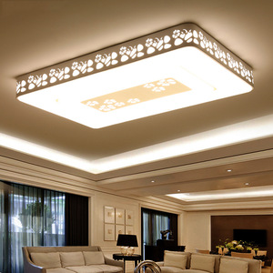 Lustre LED suspendu moderne à commande tactile dimmable, lumière du jour 5000K, en aluminium, pour chambre à coucher, avec garantie de 3 ans - Product Image 1