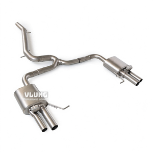 Silencieux d'échappement Valvetronic haute performance pour VW Passat <span class=keywords><strong>R36</strong></span> / Passat CC B6 3.6 V6 en acier inoxydable avec soupape - Product Image 2