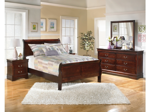 Cama de Matrimonio Estilo Luis Filipe Tradicional, con Panel de Madera Enchapada, Construcción de Ingeniería, Acabado Cálido y Elegante para Dormitorio - Product Image 4