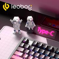 LEOBOG HI75C Pro Gaming Three Modes Modern Aluminum Keyboard Hot-Swap Optimized Lump Gasket Structure Mechanical Switch Support