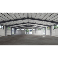 Almacén de acero prefabricado de China, almacén de construcción de estructuras prefabricadas