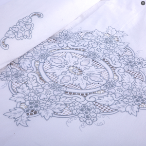 Premium Bettwäsche <span class=keywords><strong>set</strong></span> aus 100% Baumwolle-Luxus bestickt Perforiert für Schlafzimmer - Product Image 3