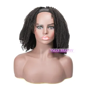 VMAE Raw Virgin Cuticle Aligned Burmese U Part Human Hair Wigs for Black 3A 3B 3C Afro Kinky Curly Women 4A 4B 4C Swiss Lace