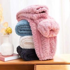 Pantalones de <span class=keywords><strong>Pijama</strong></span> de <span class=keywords><strong>Mujer</strong></span>, Forrados de Felpa Coral, Cintura Elástica, Largos hasta el Tobillo, Gruesos para Otoño e <span class=keywords><strong>Invierno</strong></span>, para Chicas Gorditas, Cálidos y Acogedores - Product Image 2