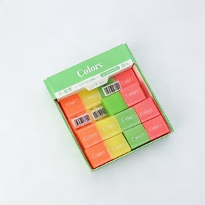 Gomme à effacer multicolores de qualité supérieure pour une utilisation sûre, promotion, fournitures scolaires et de bureau, papeterie - Product Image 2