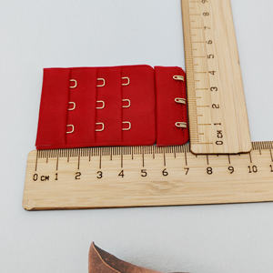 Accessoire de lingerie de haute qualité, pièces de lingerie à contact direct avec la peau, crochets et œillets à 3 rangées pour soutien-gorge, durables pour la couture et la réparation - Product Image 3