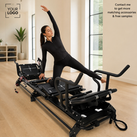 Solusi Studio Profesional Reformer dengan Aluminium Alloy, Tahanan yang Dapat Disesuaikan untuk Pilates Tubuh Megapro Mega Reformer Pilates