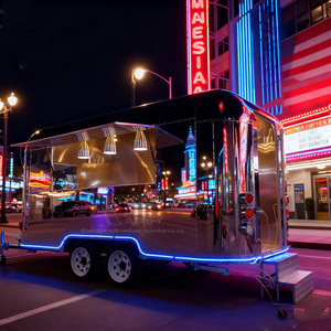 Sang trọng đầy màu sắc Đầy Đủ nạp khoai tây Takoyaki Sushi Lemonade pound bánh nướng thực phẩm xe tải với màn hình hiển thị - Product Image 1