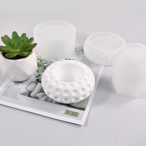 <span class=keywords><strong>Besafe</strong></span>-Jarrón de plantas suculentas y cactus, moldes de cemento de yeso, maceta de resina epoxi, moldes de fundición de silicona para hormigón - Product Image 2