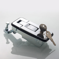Serrure à compression avec poignée pour boîte à outils, camping-car, remorque, camion, caravane, auvent, autocaravane, valise et bagages