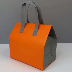 Emballage de livraison isotherme personnalisé en aluminium pour aliments et café, jetable, auto-adhésif, portable, motif lettre orange - Product Image 2