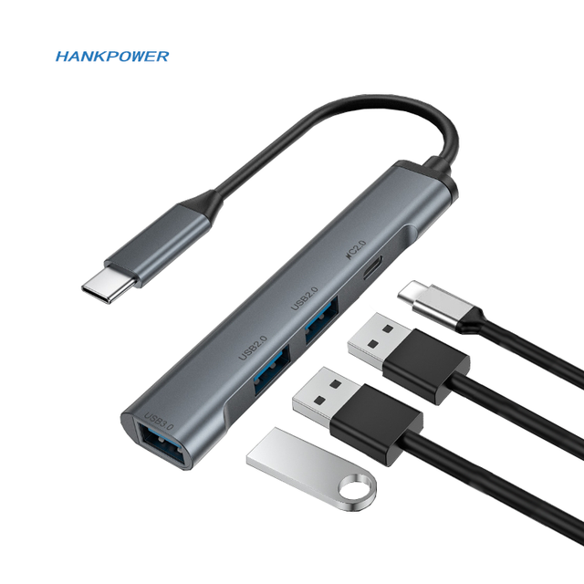 4 in 1 USB-C 2.0 Cellphone Charger PC Laptop USB 3.0 PD 40W Type C Docking Station Hub for Laptop