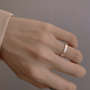 Make A Wish <b>Ring</b> <b>Adjustable</b> Index Finger Minimalist Pinky <b>Ring</b> Unisex Jewelry Gift - Product Image 1