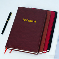 Carnets en cuir personnalisables, écologiques et recyclables, pour affaires, étudiants, papeterie, avec logo, couture, cadeau scolaire