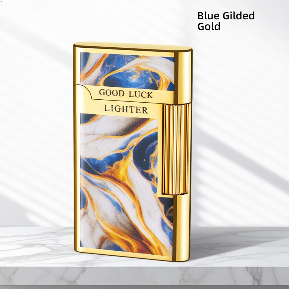 Bleu et doré